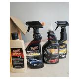 Meguiar's car cleaning supplies plusBox truck