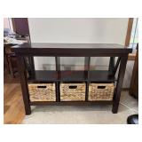 Organizing Console Table