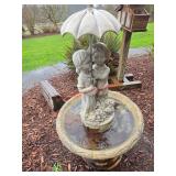 Concrete Water Fountain    (Right Side yard
