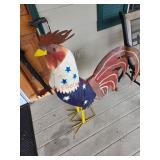 Large metal Chicken Decor      (Front Porch)