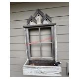 Large Flower Box Outside Decor        (outside