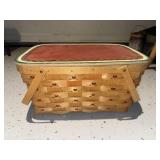 Woven Picnic Basket          (Garage under table