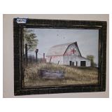 Billy Jacobs, Ohio star quilt block barn 20' X