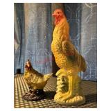 Chicken and Rooster Figure lot              (box
