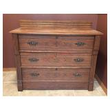 Victorian Eastlake period chest of drawers