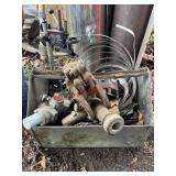 Metal Tool Caddy Misc Shop Lot       (OUTBACK