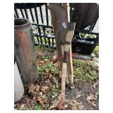 vintage brush axe      (OUTBACK COVERED AREA)