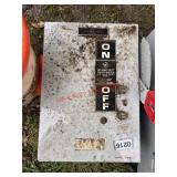 Utility Power Box   (OUTBACK COVERED AREA)