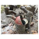 Lot of 3 VTG Oil Cans     (OUTBACK COVERED AREA)