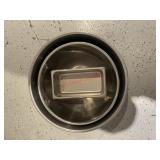 Mixing bowls and bread pans lot (cabinet)