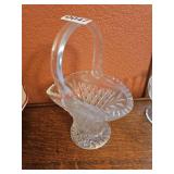 Princess House lead crystal flower basket (dining