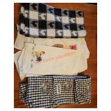 Rooster linens (dining room)