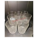 (8) Vintage Whiskey Glasses (china hutch)