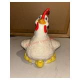 vintage ceramic hen and chicks figurine
