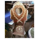 Hand painted Wood Small Rocking Chair