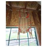 Wood Snow Sled      (greenhouse)