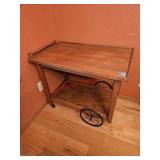 Rolling tea cart 33' X 31' X 27'