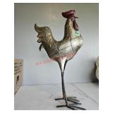 Metal outdoor chicken 21 inches tallBox truck