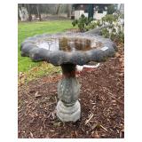 Concrete Bird Bath      (outside Left Side of