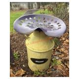 Upcycled Milk Can/Tractor Seat garden stool