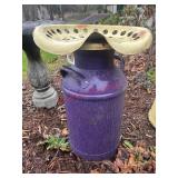 Upcycled Milk Can/Tractor Seat garden stool