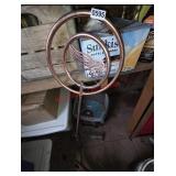 Copper water spinner yard decor (greenhouse)
