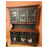 Farm House China Hutch base is fifty five inches