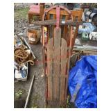 vintage Flexible Flyer snow sled