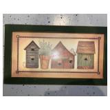 Framed Bird House Home Decor          (Garage