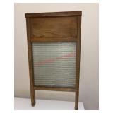24in Vtg Wood Wash Board          (Garage under
