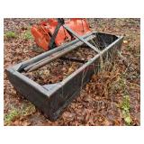 heavy-duty box blade Grader attachment for a