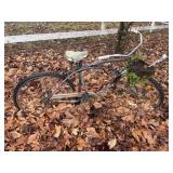 Vintage bike Used for yard Art