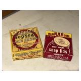 Vtg Canning Lids and Rings         (Garage