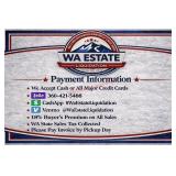 Payment Information: Please Read