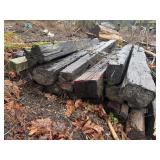 Treated Railroad Ties TRUCK ACCESS