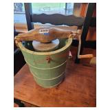 Vintage ice cream freezer (dining room)