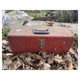 Metal Tool Box with Contents           (BACK