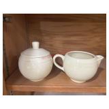 Vtg Modern California Vernonware Sugar and cream