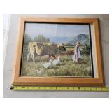 Framed print- box truck