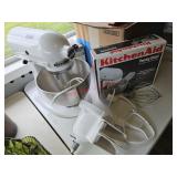 Kitchen Aid mixer with accessories- box truck