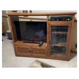 Entertainment center !!!TV AND OTHER CONTENT NOT