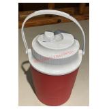 Rubbermaid one gallon water jug (garage)