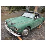 1970 Volkswagen Karmann Ghia convertible w/ parts
