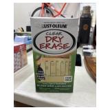 New box of clear dry erase (garage)