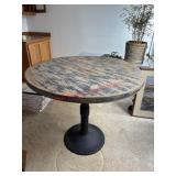 Farm House Style Round Tall Table