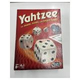 Yahtzee board game (garage side room)