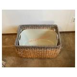 Wicker basket (master bedroom)