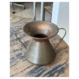 Small Hammered Copper Spittoon          (Living
