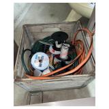 Mix lot of wiring (garage floor)