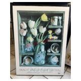 2000 Skagit Valley Tulip Festival Print on wood